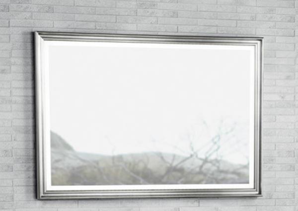 DANSANI Rahmenspiegel Profil Beleuchtung Wärmefeld 100x70 cm