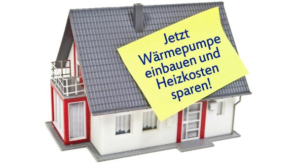 Waermepumpe einbauen Heizkosten sparen