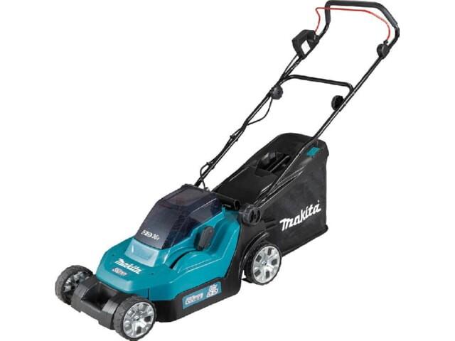 Akku-Rasenmäher MAKITA 2x 18V DLM382PM2 mit 2x 4,0 Ah Akkus und Ladegerät