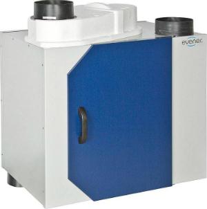 KWL HRV 35 OU BY, 3-stufig,Vol.max 350m³/h, Anschluss oben/unten 