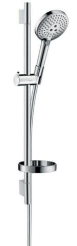 Brause-Set Hansgrohe Raindance Select S 120 EcoSmart Unica`S Puro 650mm, 3 Strahlarten ø: 125mm, chrom