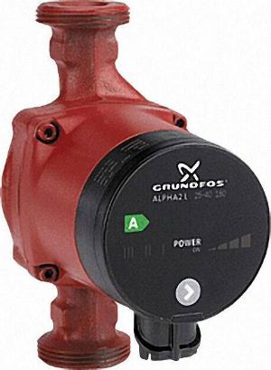 GRUNDFOS ALPHA 2L, 25-60, PN10, 1'', 230V, BAULÄNGE 130MM, AUSSENGEWINDE 1 1/2"