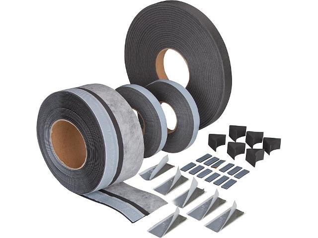 Wannendichtband Set 10 m HydroDense 2.0 Dichtungsband mit Schallschutz Fugenband für Bad und Dusche 