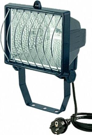 HALOGENSTRAHLER 500 IP44 MIT ANSCHLUSSLEITUNG 5 M 350 W
