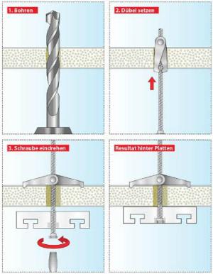 TOX 24100141 Federkerndübel Spagat M6 KT VPE