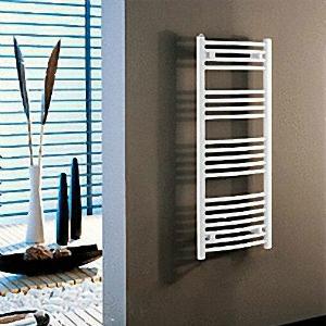 HANDTUCHHEIZKÖRPER GEBOGEN TYP JESSICA 795X600MM FARBE WEISS RAL 9016