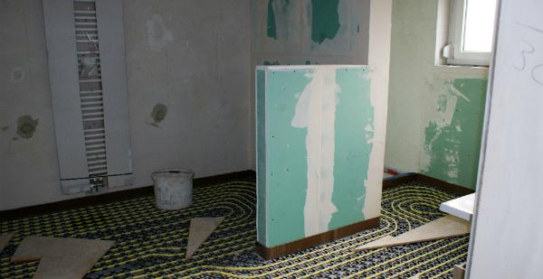 Noppenmatte für die Heizschläuche Noppenmatte für die Heizschläuche