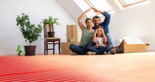 Junge-Familie - Moderne Fußbodenheizung nachrüsten