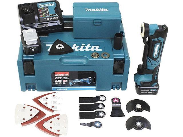 AKKU MULTIFUNKTIONSWERKEUG MAKITA, TM30DY1JX5, 10,8V INKL. 41TLG. ZUBEHÖR-SET