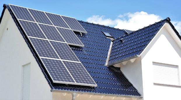 Solarpanels für eine Photovoltaik-Anlage