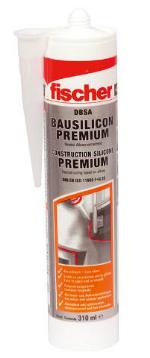 FISCHER BAU SILIKON DBSA 310ML WEISS, 53091