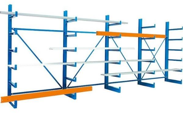 Kragarm-Grundregal-einseitig-mit-6-Ebenen-regalsysteme