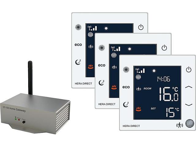 Hera Regelverteiler zur Steuerung einzelner Räume in Verbindung mit Hera Funk-Raumthermostat