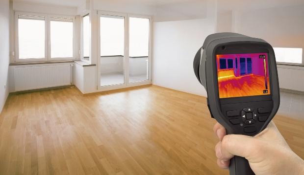 Analyse mit Wärmebildkamera - Wohnraumklima verbessern