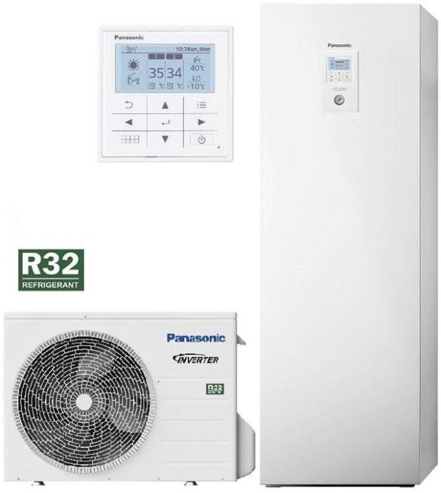 Panasonic Aquarea LT Wärmepumpe Split mit Kompakt-Kombi-Hydromodul, 5,0kW, 230V, KIT-ADC05JE5C