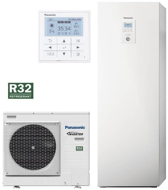 Panasonic Aquarea LT Wärmepumpe Split mit Kombi-Hydromodul, 9,0kW, 230V, KIT-ADC09JE5-1