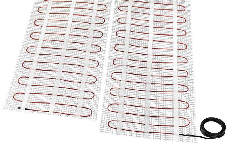 Fußbodenheizung, Selbstklebende Heizmatte
