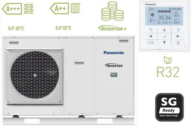 Panasonic Aquarea, Luftwärmepumpe Monoblock