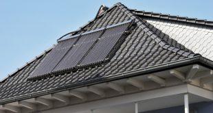 Solarthermieanlage auf dem Hausdach
