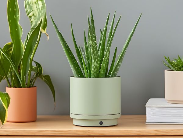 Aloevera im Blumentopf 