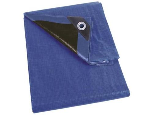 Abdeckplane - Blau/Schwarz - Super Stark - 5x5 m 140-0505 140 g/m²