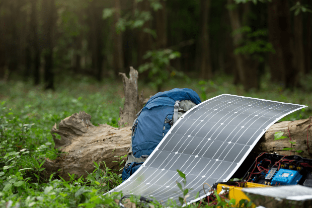 Flexibles Solarpanel 