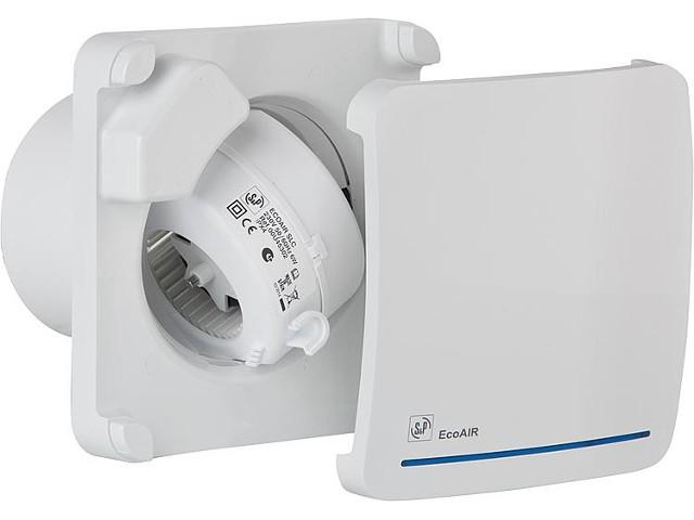 S&P Kleinraumventilator Ecoair LC DLC, Nachlauf, Bewegungsmelder, 3x1,5 mm²