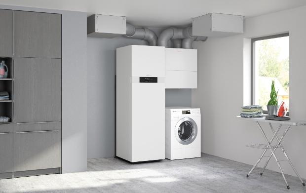 Viessmann Lüftungssystem Paket Vitovent 300-W, Wohnungslüftungs-System mit Rundkanal, für 250m² Wohnfläche