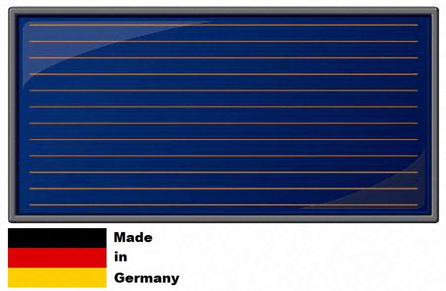 STI Hochleistungsflachkollektor Alu-Line FKF horizontal, Al-Cu
