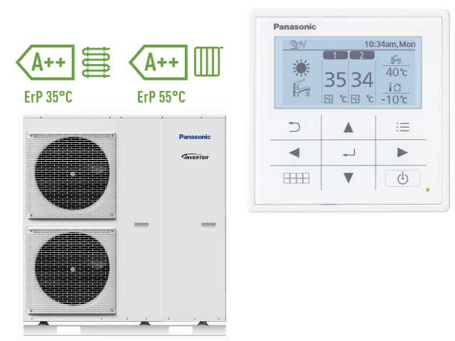 Panasonic Aquarea Luftwärmepumpe Monoblock Kompaktsysteme - Vorlauftemperatur der Wärmepumpe richtig einstellen