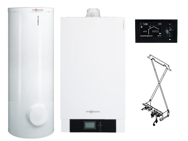 VIESSMANN Vitodens 200-W Gastherme 19,0 kW mit Vitocell100-W 200L Typ CVAA