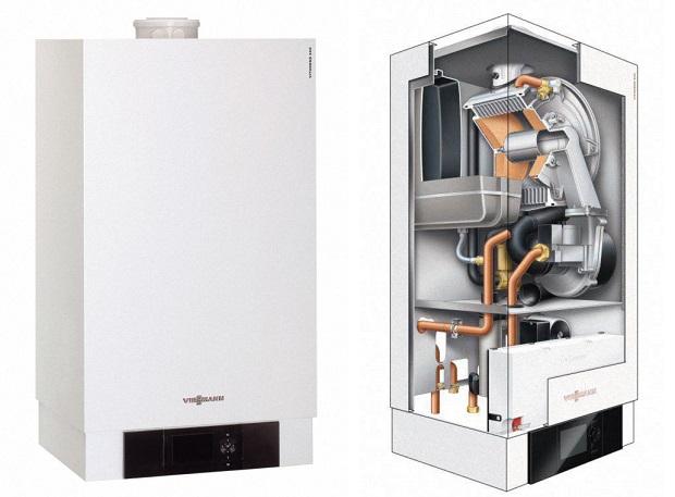 Gas-Brennwerttherme, Viessmann Vitodens 200-W 60 kW, Vitotronic 200 HO1B, B2HAI42