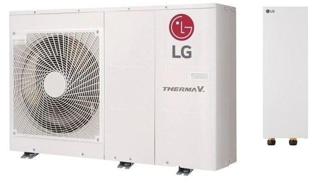 LG Wärmepumpe Therma V Monoblock Silent, 7,0kW, 230V, R32 mit ext. Zusatzheizung 3,0kW