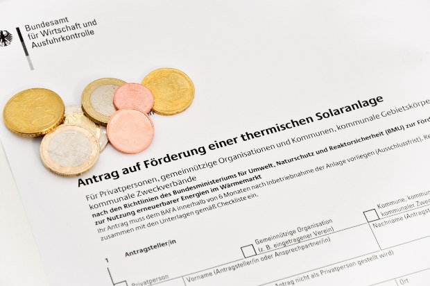 Antrag auf Förderung einer thermischen Solaranlage - BAFA-Förderung für Solarthermie 2022