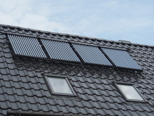 Solarthermie auf Hausdach