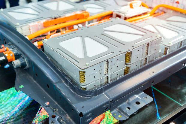 Lithium Batterien eines Autos