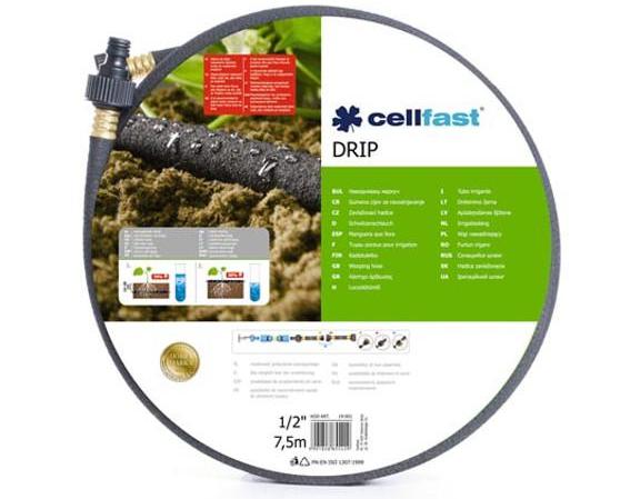 Cellfast 19-001 Tropfbewässerungsschlauch - 1/2" - 7,5 m
