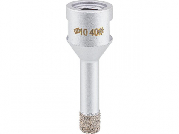 Fliesenbohrkrone Soldia d 10 mm, Aufnahme M14, trocken integrierter Kühlung