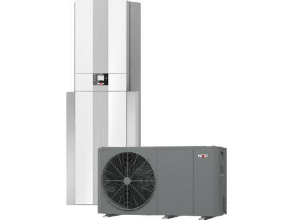 Wärmepumpen-Center Wolf FHA-Monoblock 300 inklusive FHA-06/07 230V, Warmwasserspeicher und Bedienmodul, 9148139