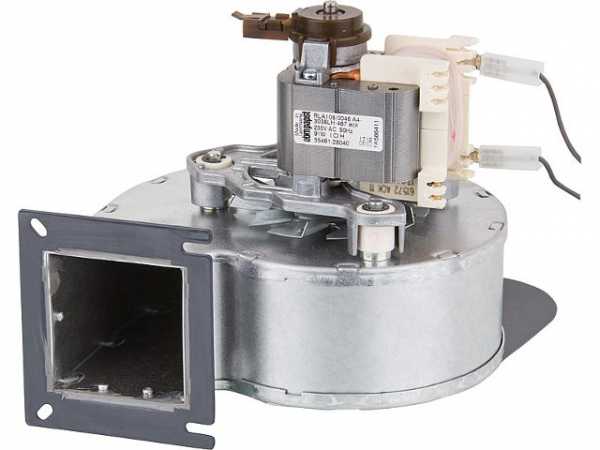 Brennerventilator Drehzahlge- steuert mit Luftklappe für Atmos Brenner A45