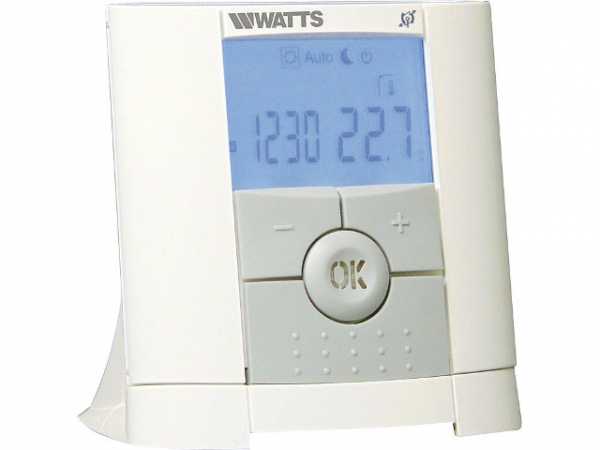 WATTS Funk-Raumthermostat BT-DP02-RF (Sender), digital, programmierbar