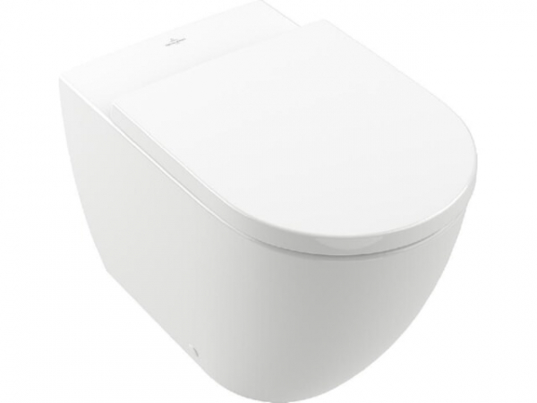 Stand-Tiefspül-WC Subway 3.0 spülrandlos, Abgang waagerecht, weiß