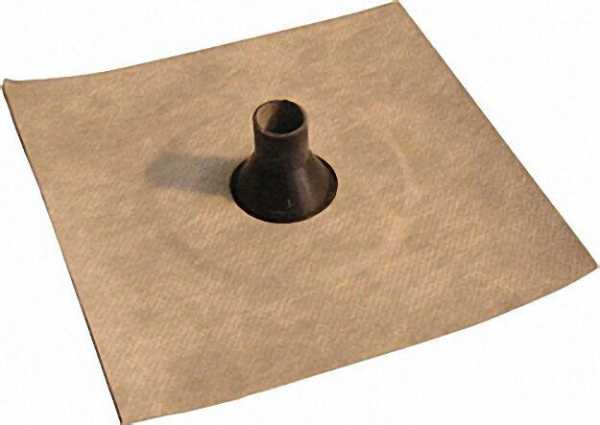 Doppelleitungsmanschette DD3 2 x 8-12mm Vlies-Butyl Klebekragen