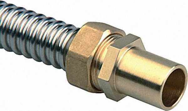 Anschluss mit Rohrstutzen G 1''x22