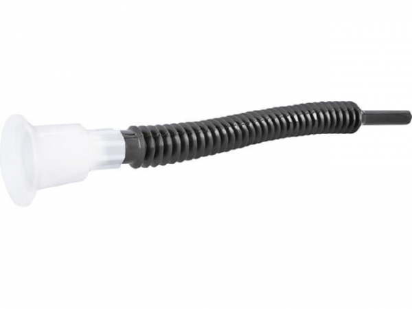 Flexibler Auslauf für Fasstrichter,schwarz, Länge 530 mm