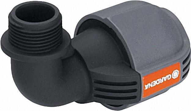 L-Stück 25mm x 3/4'' Aussengewinde L-Stück 25mm x 3/4'' Aussengewinde