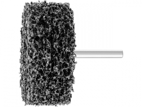 Vliesschleifstift Pferd PCLZY, d 75x26 mm, Schaft-d 6 mm, grob