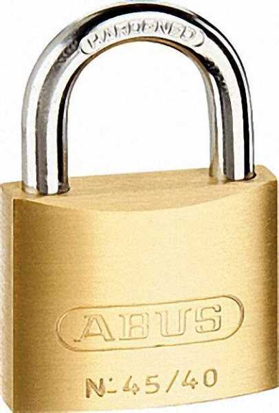 ABUS Messing-Zylinderschloss 45/40 Triples SB, Größe 40mm = 3 Stück gleichschließend