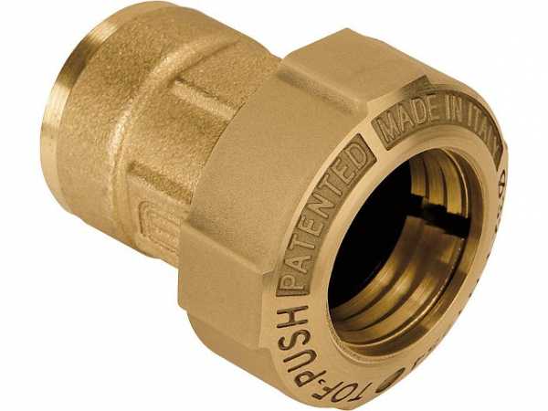 Messing Verschraubung für PE-Rohre Anschlussverschraubung IG 2"x63mm nicht für Gas geeignet