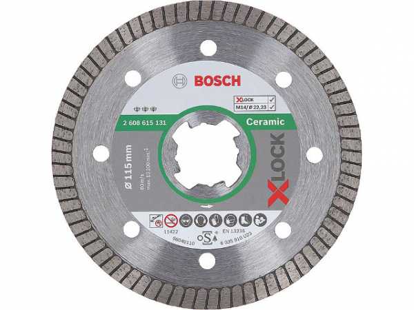 Trennscheibe BOSCH® Diamant Best for Ceramic Extraclean mitx- Lock Aufnahme Ø 125 mm